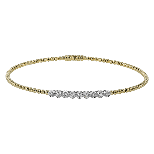 Bangle in 18k Gold with Diamonds