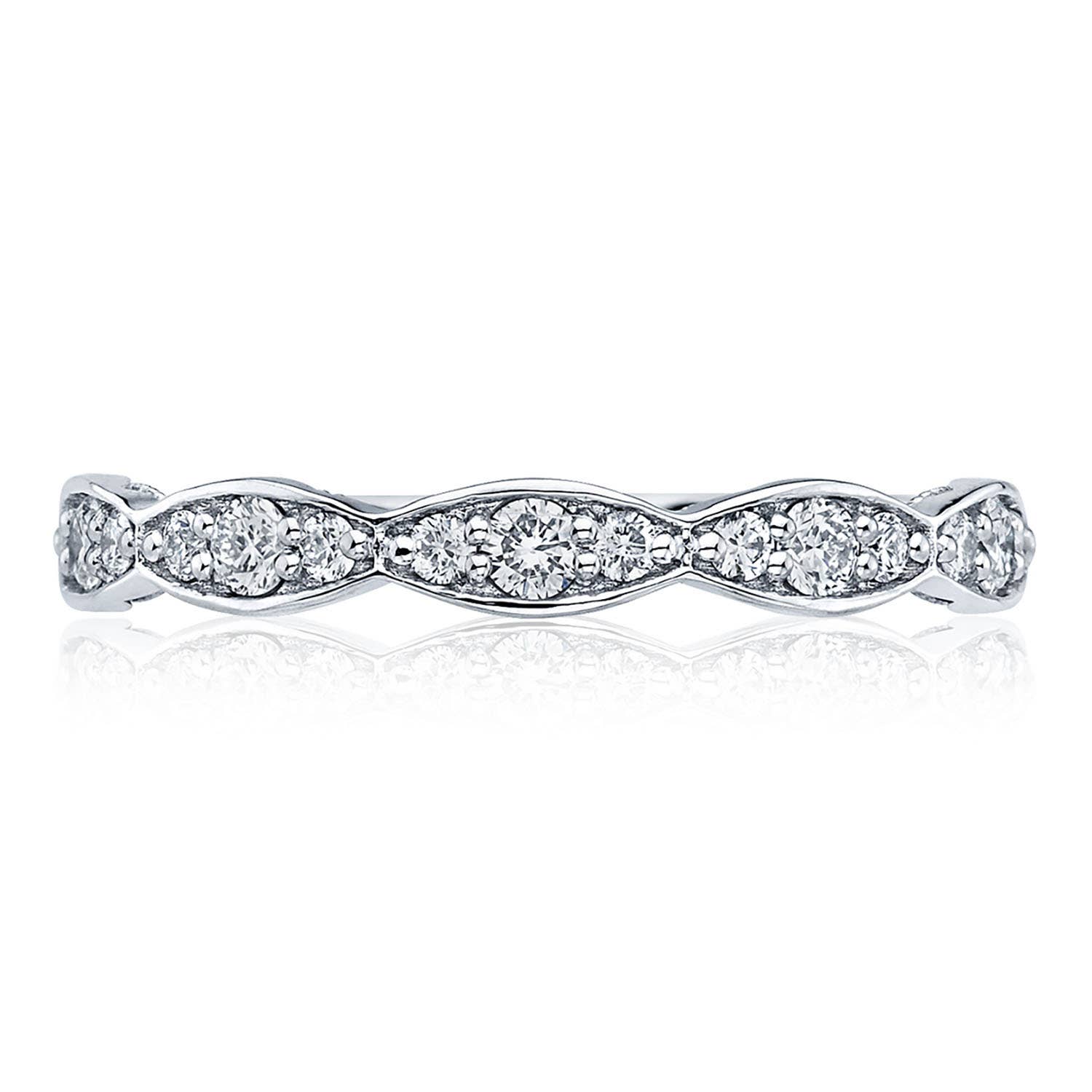 Marquise Design Wedding Band - 2.5mm