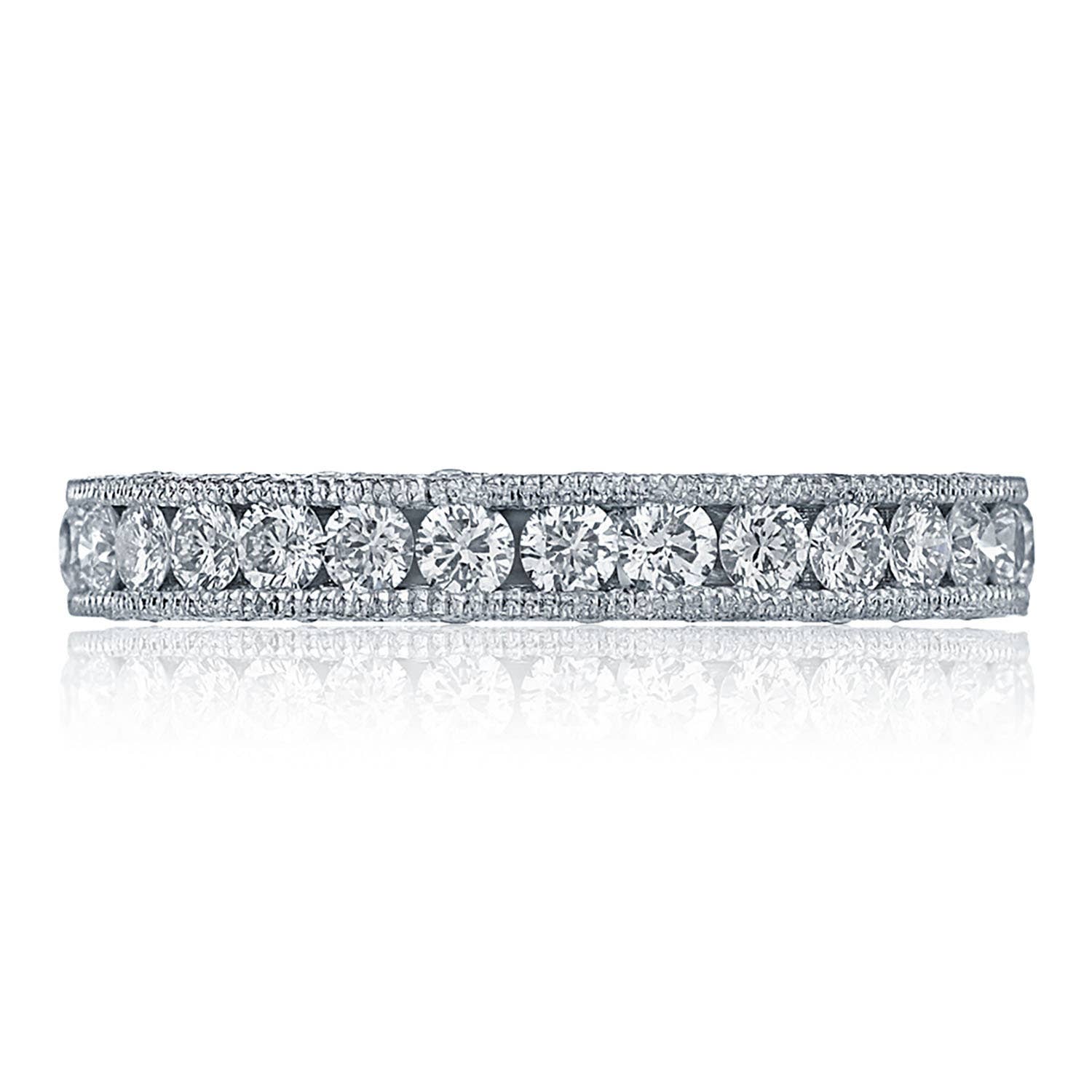 Channel Set Wedding Band