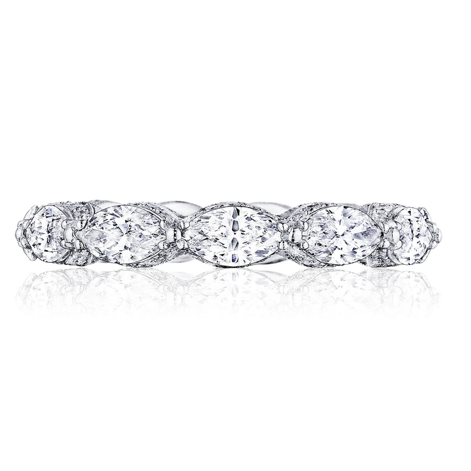 Marquise Cut Diamond Eternity Band
