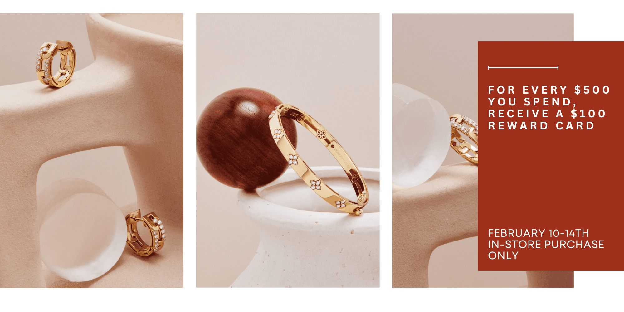 February Offerings, Spend $500 get $100