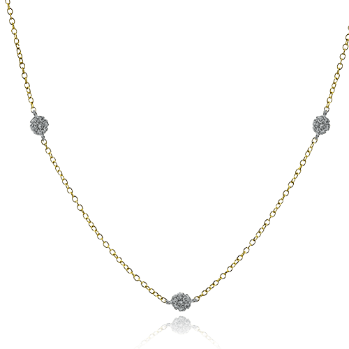 Necklace in 18k Gold with Diamonds