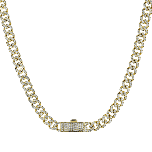 Necklace in 14k Gold with Diamonds