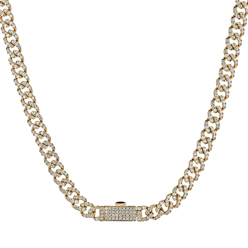 Necklace in 14k Gold with Diamonds