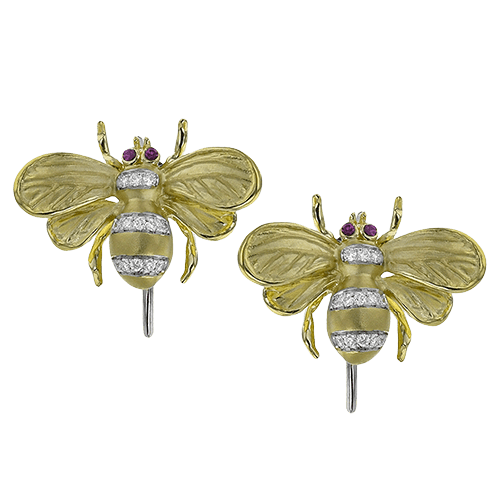 Earring in 18k Gold with Diamonds