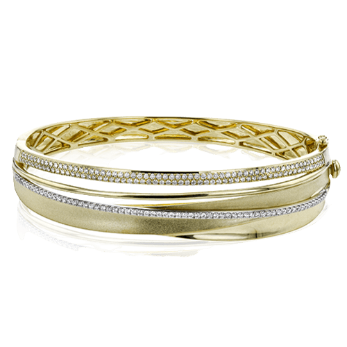 Bangle in 18k Gold with Diamonds