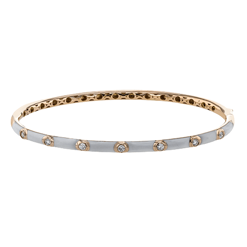 Bangle in 18k Gold with Diamonds