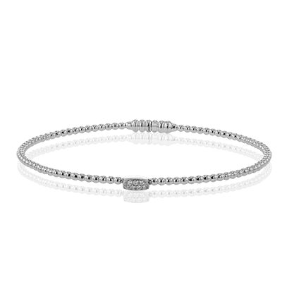 Bangle in 18k Gold with Diamonds