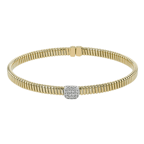 Bangle in 18k Gold with Diamonds