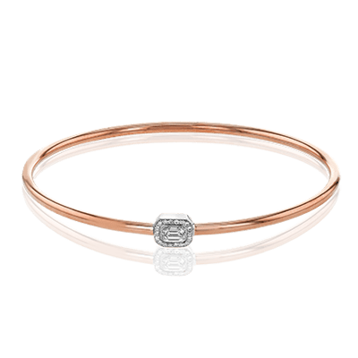 Bangle in 18k Gold with Diamonds