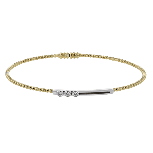 Bangle in 18k Gold with Diamonds
