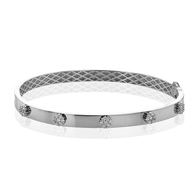 Bangle in 18k Gold with Diamonds