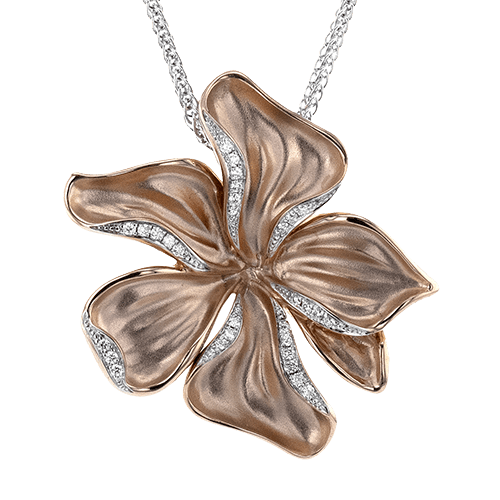 Pendant in 18k Gold with Diamonds