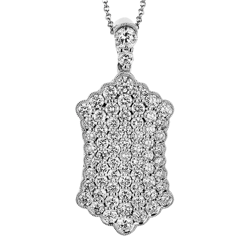 Pendant in 18k Gold with Diamonds