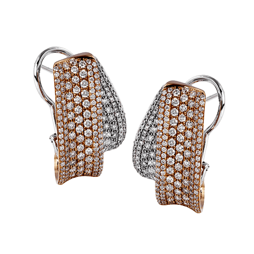 Earring in 18k Gold with Diamonds