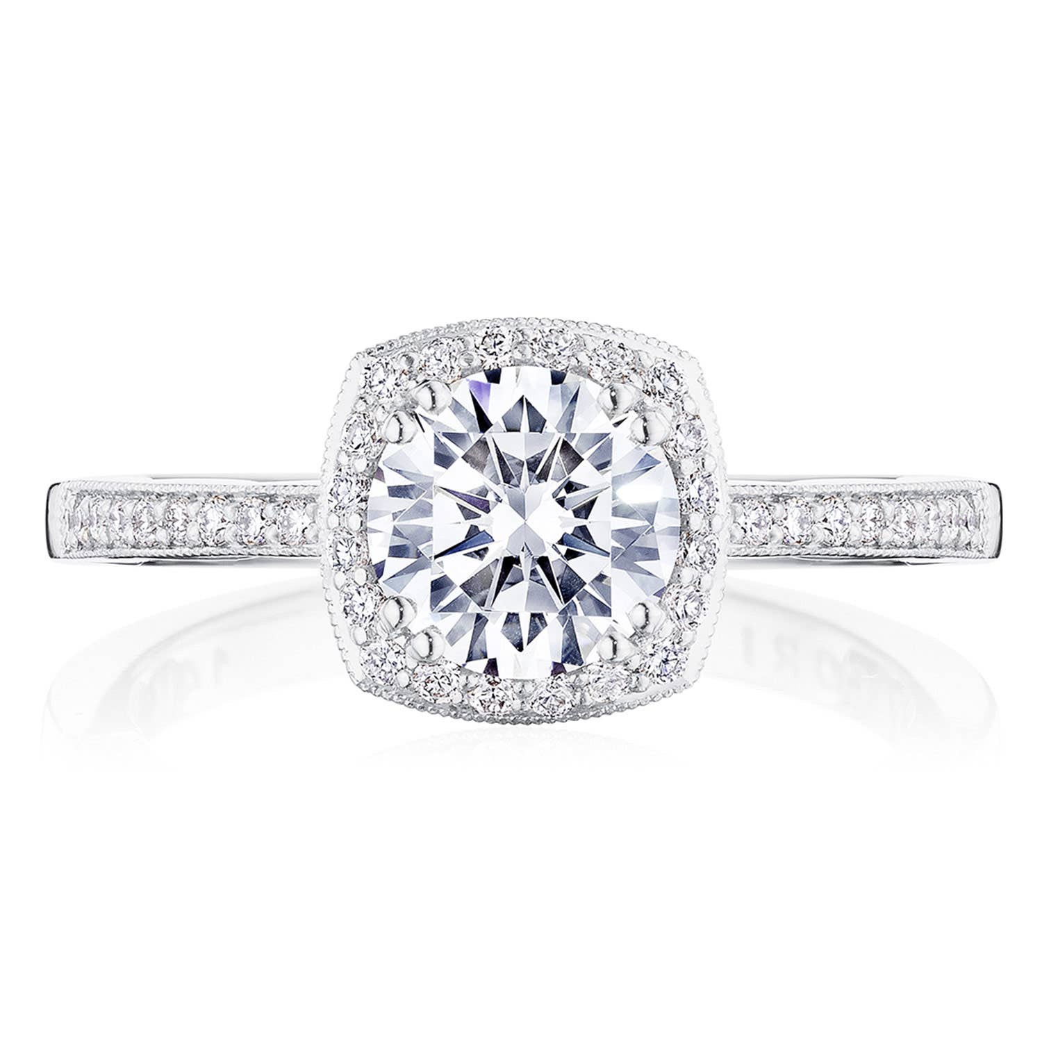 Round Bloom Engagement Ring