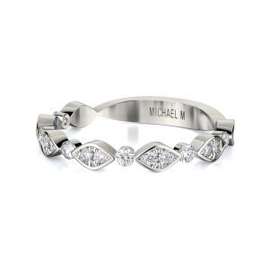 Bezel Marquise Diamond Band