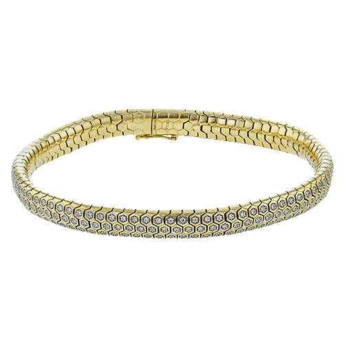 Gent Bracelet in 14k Gold with Diamonds