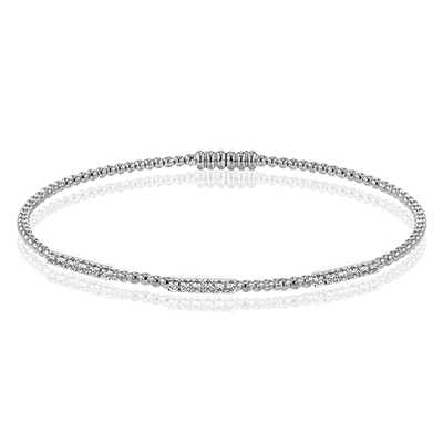 Bangle in 18k Gold with Diamonds