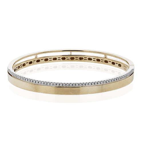 Bangle in 18k Gold with Diamonds