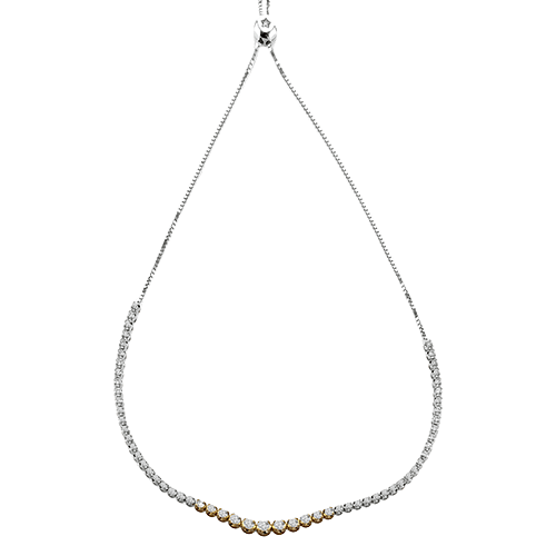 Necklace in 18k Gold with Diamonds