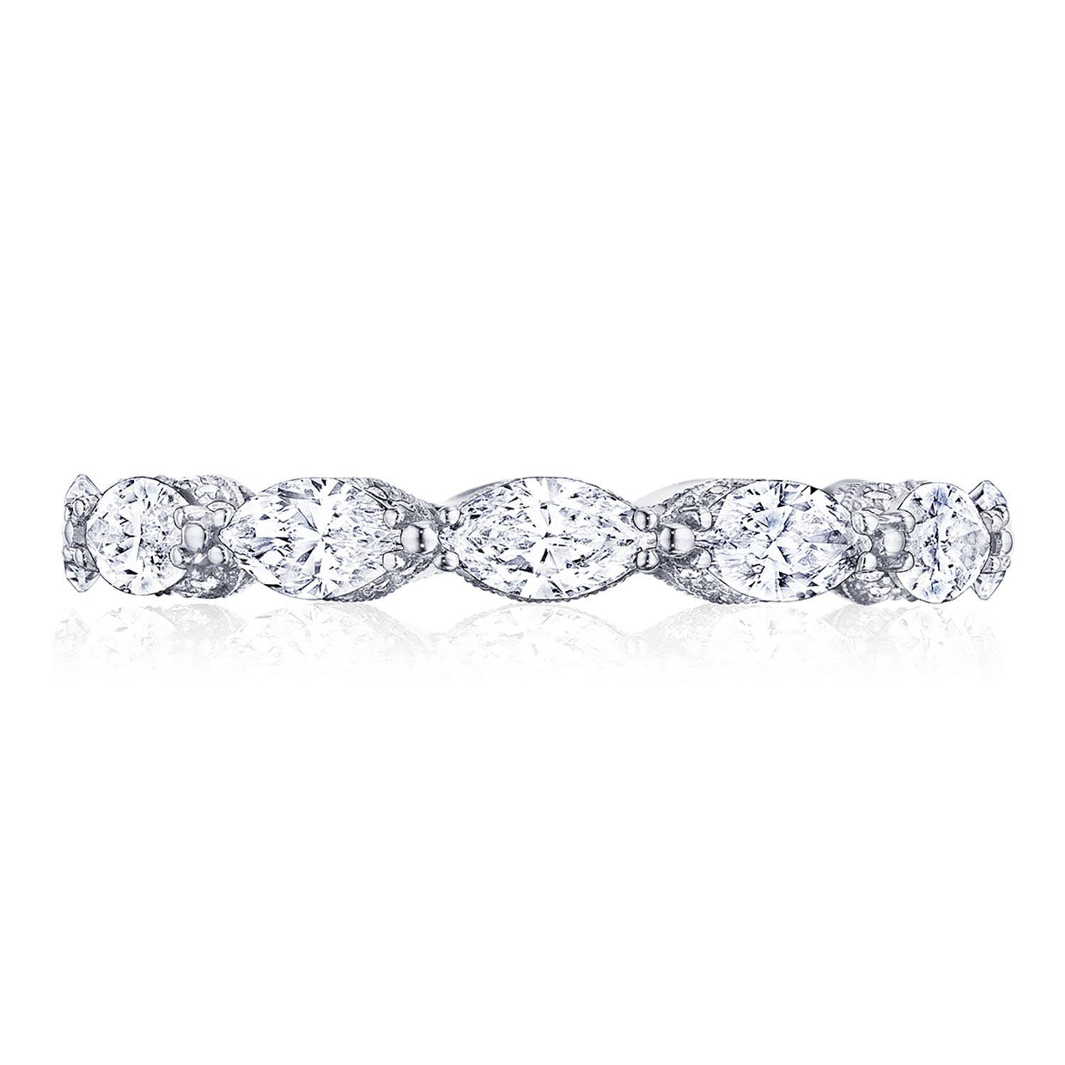 Marquise Cut Diamond Eternity Band