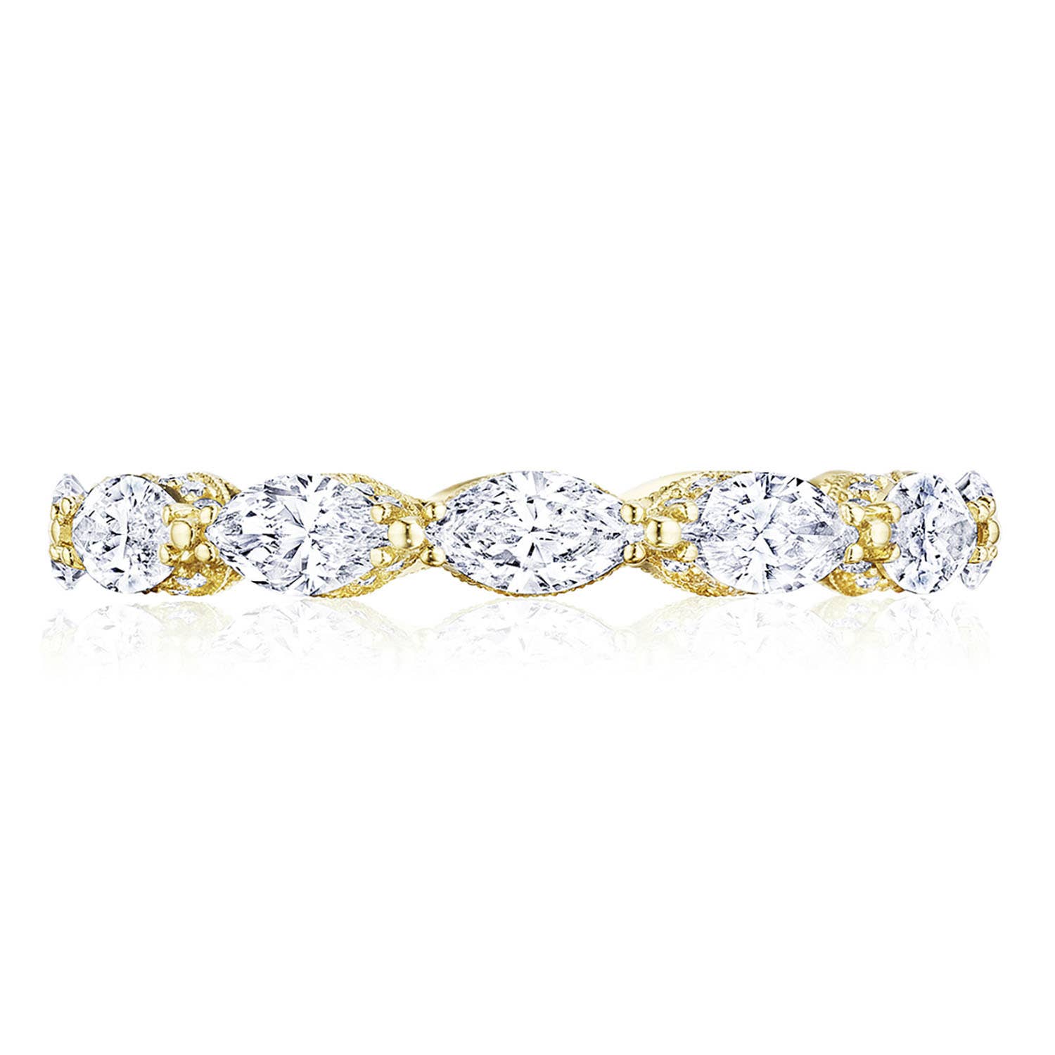 Marquise Cut Diamond Eternity Band