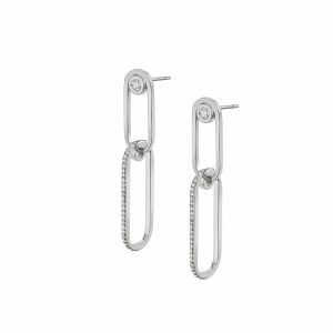 Pavé Couplet Earrings