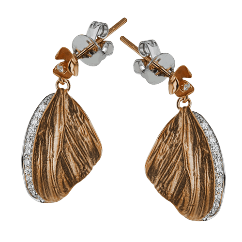 Earring in 18k Gold with Diamonds