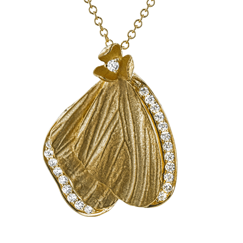 Pendant in 18k Gold with Diamonds