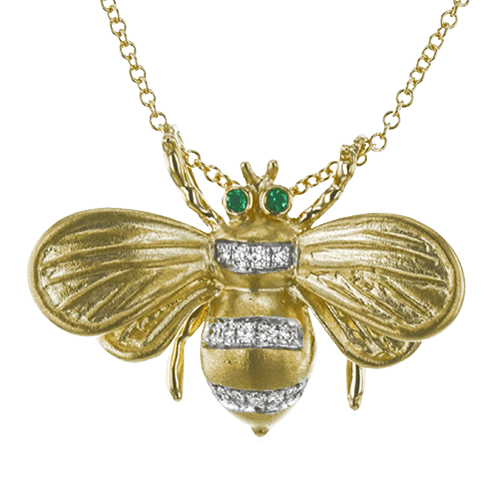 Pendant in 18k Gold with Diamonds