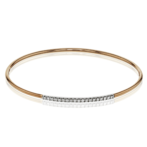 Bangle in 18k Gold with Diamonds