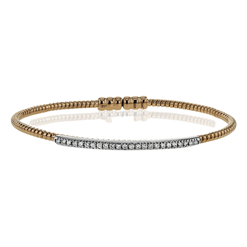 Bangle in 18k Gold with Diamonds