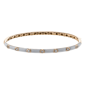 Bangle in 18k Gold with Diamonds