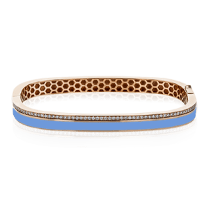 Bangle in 18k Gold with Diamonds