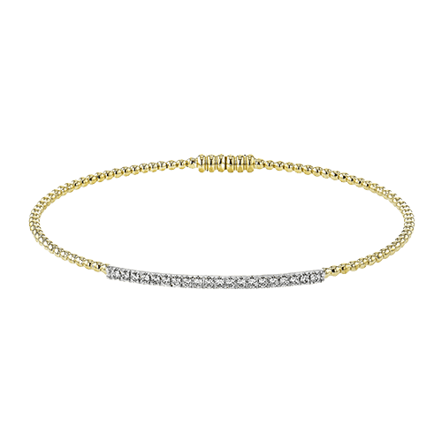 Bangle in 18k Gold with Diamonds