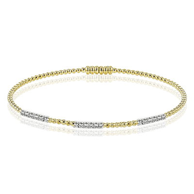 Bangle in 18k Gold with Diamonds