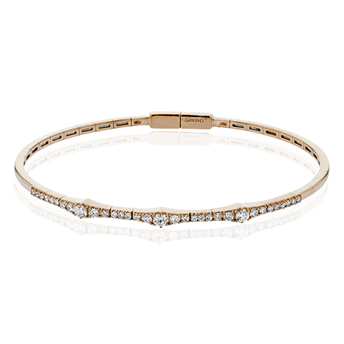 Bangle in 18k Gold with Diamonds