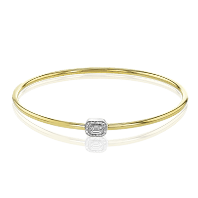 Bangle in 18k Gold with Diamonds