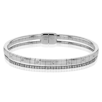 Bangle in 18k Gold with Diamonds