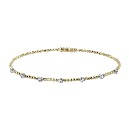 Bangle in 18k Gold with Diamonds