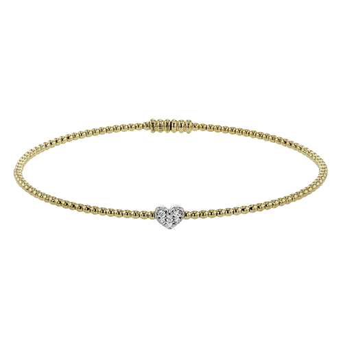 Bangle in 18k Gold with Diamonds