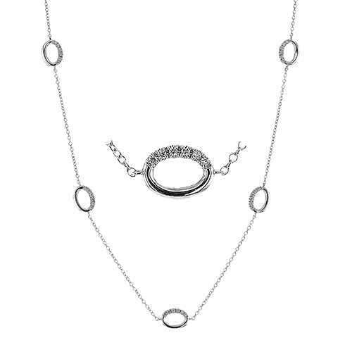 Necklace in 18k Gold with Diamonds