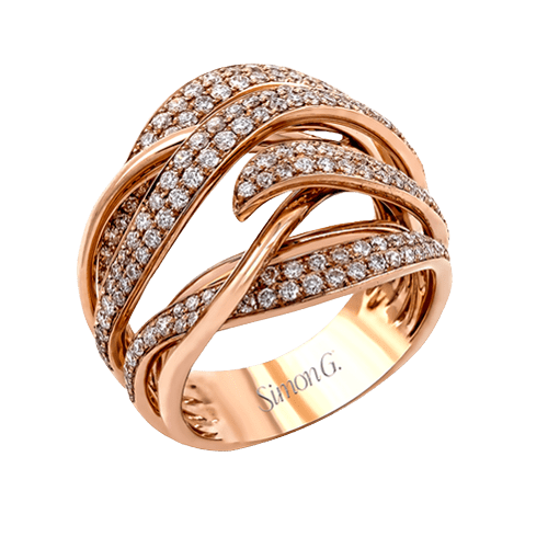Right Hand Ring in 18k Gold with Diamonds