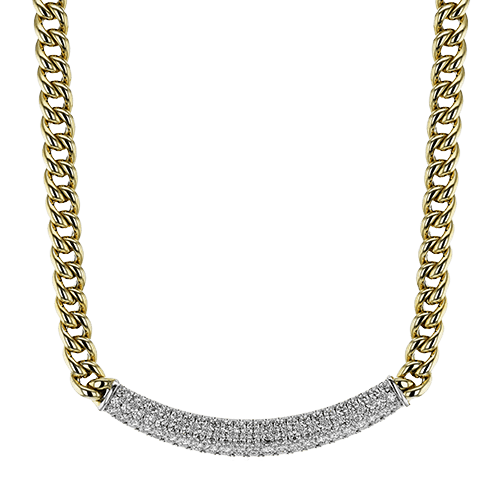 Necklace in 18k Gold with Diamonds