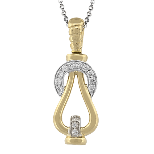 Pendant in 18k Gold with Diamonds