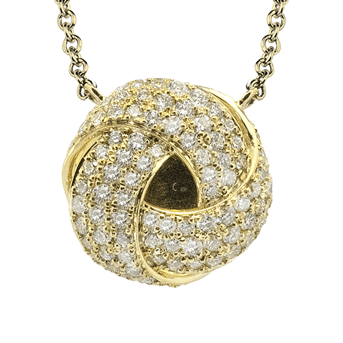 Pendant in 18k Gold with Diamonds