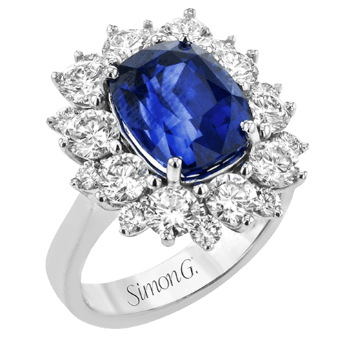 Color Ring in 18k Gold with Diamonds