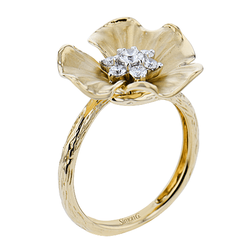 Right Hand Ring in 18k Gold with Diamonds