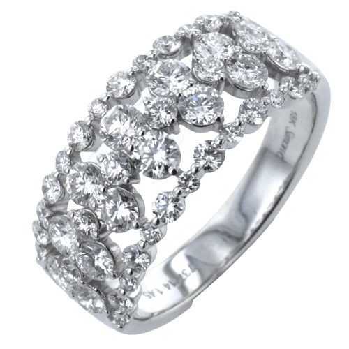 Right Hand Ring in 18k Gold with Diamonds